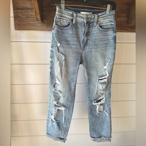 Eunina super high rise mom jeans